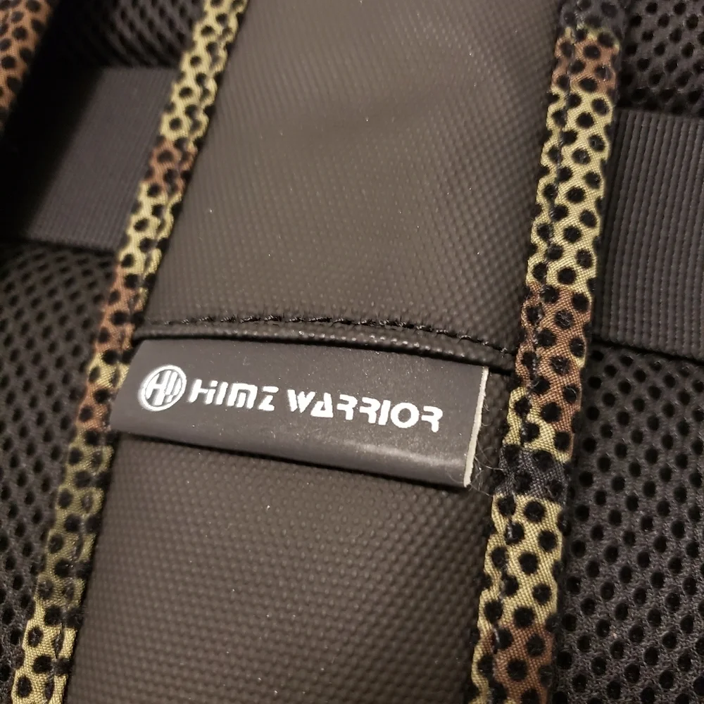 NWT Himz Warrior Camoprint Unisex Backpack/Laptop Bag, School, Work, Gym
